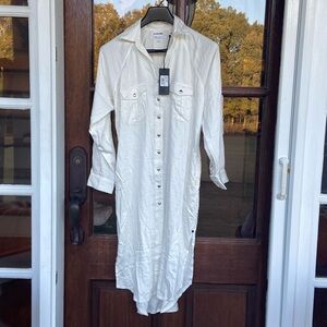 One teaspoon luxe classic white‎ shirt dress. NWT. Size xs
